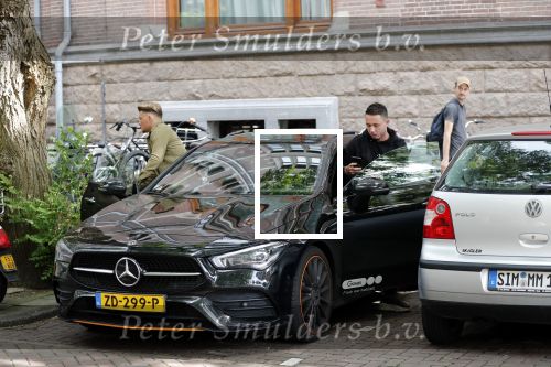 Amsterdam 22 augustus 2019
Djarno Hofland met zijn nieuwe mercedes.
