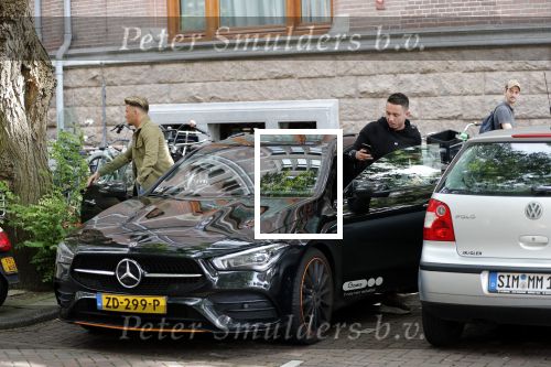 Amsterdam 22 augustus 2019
Djarno Hofland met zijn nieuwe mercedes.