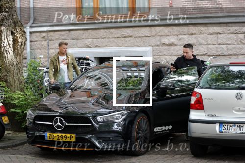 Amsterdam 22 augustus 2019
Djarno Hofland met zijn nieuwe mercedes.