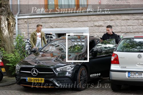 Amsterdam 22 augustus 2019
Djarno Hofland met zijn nieuwe mercedes.