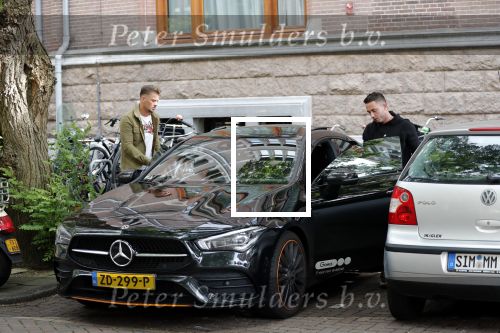 Amsterdam 22 augustus 2019
Djarno Hofland met zijn nieuwe mercedes.