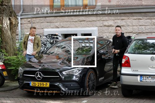 Amsterdam 22 augustus 2019
Djarno Hofland met zijn nieuwe mercedes.