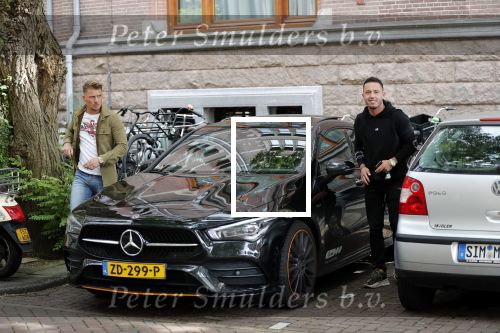 Amsterdam 22 augustus 2019
Djarno Hofland met zijn nieuwe mercedes.