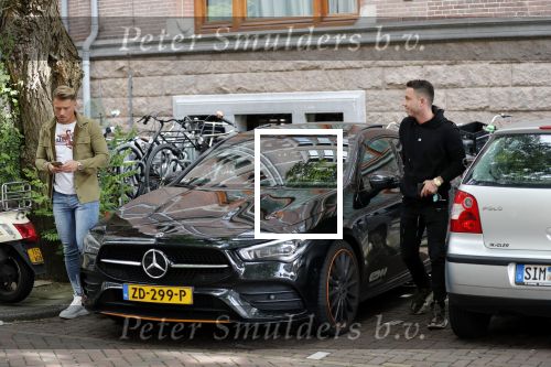 Amsterdam 22 augustus 2019
Djarno Hofland met zijn nieuwe mercedes.