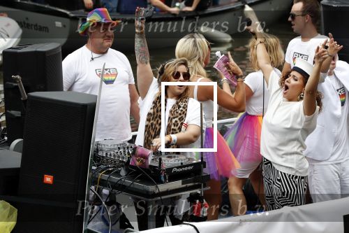 Amsterdam 3 augustus 2019
Gaypride in de grachten van Amsterdam.