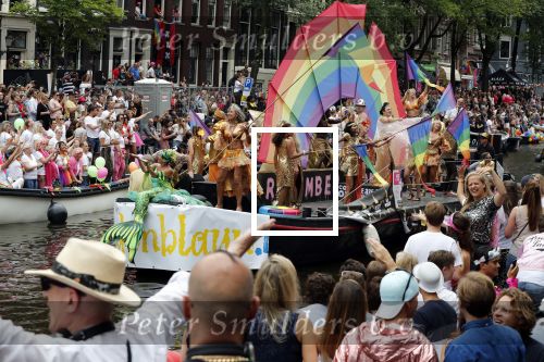 Amsterdam 3 augustus 2019
Gaypride in de grachten van Amsterdam.