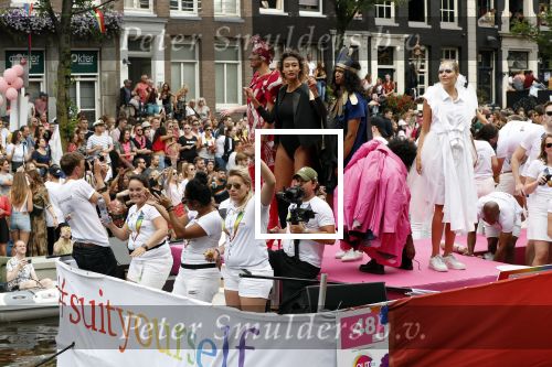 Amsterdam 3 augustus 2019
Gaypride in de grachten van Amsterdam.