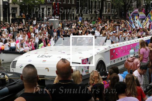 Amsterdam 3 augustus 2019
Gaypride in de grachten van Amsterdam.