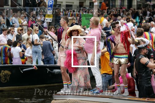 Amsterdam 3 augustus 2019
Gaypride in de grachten van Amsterdam.
Frits Huffnagel en Imca Marina