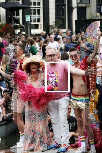 Amsterdam 3 augustus 2019
Gaypride in de grachten van Amsterdam.
Frits Huffnagel en Imca Marina