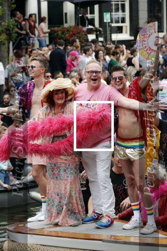 Amsterdam 3 augustus 2019
Gaypride in de grachten van Amsterdam.
Frits Huffnagel en Imca Marina