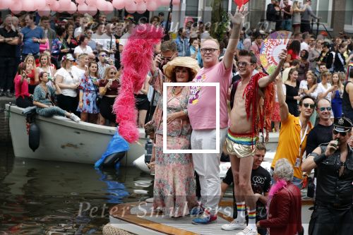 Amsterdam 3 augustus 2019
Gaypride in de grachten van Amsterdam.
Frits Huffnagel en Imca Marina