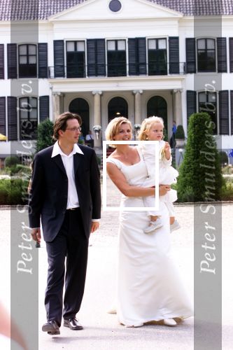 Brummen 26 augustus 2001
Irene Moors en Barry Kroon trouwen.