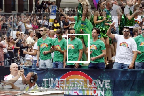 Amsterdam 3 augustus 2019
Gaypride in de grachten van Amsterdam.
Jan Kees de Jager op de KPN boot