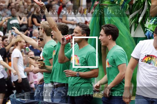 Amsterdam 3 augustus 2019
Gaypride in de grachten van Amsterdam.
Jan Kees de Jager op de KPN boot