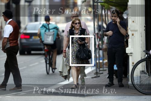 Amsterdam 27 augustus 2019
Matthijs van Heijningen met zijn vrouw op de utrechtsestraat.
