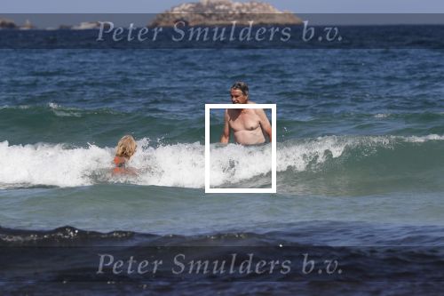 Ibiza 17 augustus 2019
Mieke v d Weij met haar man in zee bij Coco Beach.