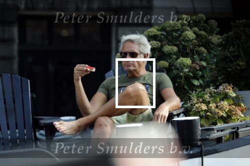 Amsterdam 27 augustus 2019
Mike Kesseler ( vriend Sandra Schuurhof) op zijn woonark
