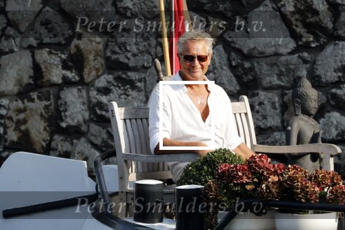 Amsterdam 27 augustus 2019
Mike Kesseler ( vriend Sandra Schuurhof) op zijn woonark
