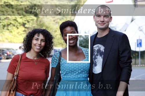 Hilversum 27 augustus 2019
Najaarspresentatie NPO op het mediapark. Milouska Meulens en partner Joris Marseille