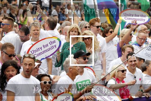 Amsterdam 3 augustus 2019
Gaypride in de grachten van Amsterdam.
Mona Keijzer met Boris Dittrich