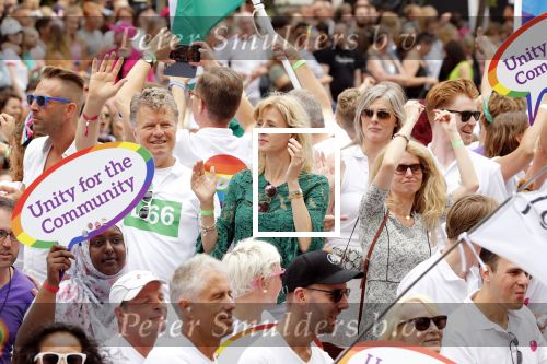 Amsterdam 3 augustus 2019
Gaypride in de grachten van Amsterdam.
Mona Keijzer met Boris Dittrich