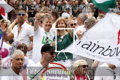 Amsterdam 3 augustus 2019
Gaypride in de grachten van Amsterdam.
Mona Keijzer met Boris Dittrich