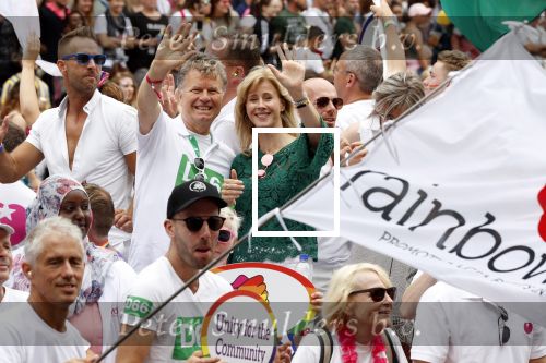 Amsterdam 3 augustus 2019
Gaypride in de grachten van Amsterdam.
Mona Keijzer met Boris Dittrich