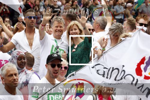 Amsterdam 3 augustus 2019
Gaypride in de grachten van Amsterdam.
Mona Keijzer met Boris Dittrich