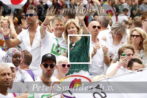 Amsterdam 3 augustus 2019
Gaypride in de grachten van Amsterdam.
Mona Keijzer met Boris Dittrich