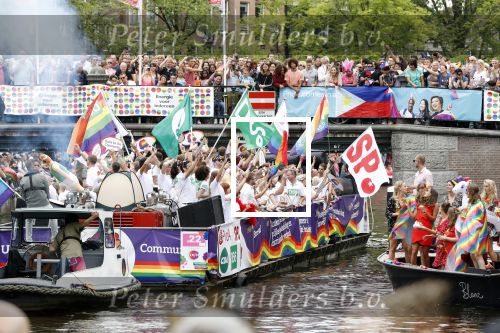 Amsterdam 3 augustus 2019
Gaypride in de grachten van Amsterdam.
Mona Keijzer met Boris Dittrich