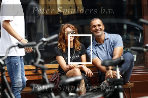 Amsterdam 30 augustus 2019
Ruud Gullit met zijn vriendin Karin de Rooij en haar zoon Nigel.