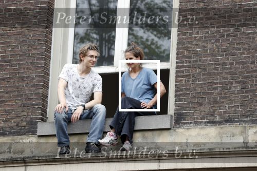 Amsterdam 3 augustus 2019
Gaypride in de grachten van Amsterdam.
actrice Sylvia Holstijn woont anti kraak in voormalig rechtbankgebouw.
