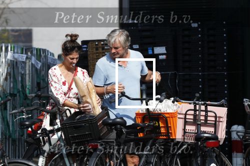 Amsterdam 31 augustus 2019
Victor Reinier met vriendin en dochter op de fiets