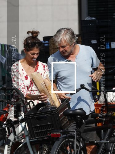 Amsterdam 31 augustus 2019
Victor Reinier met vriendin en dochter op de fiets