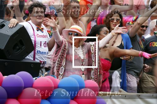 Amsterdam 3 augustus 2019
Gaypride in de grachten van Amsterdam.
Willeke Alberti