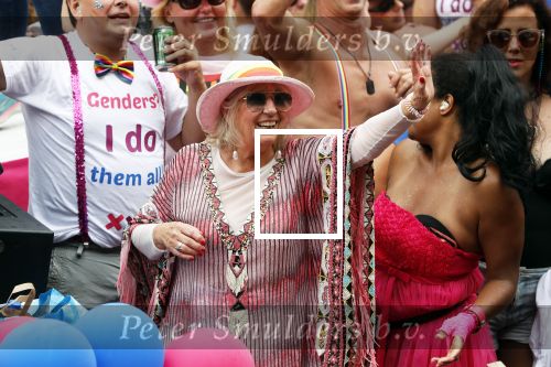 Amsterdam 3 augustus 2019
Gaypride in de grachten van Amsterdam.
Willeke Alberti