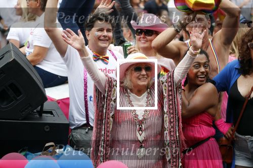 Amsterdam 3 augustus 2019
Gaypride in de grachten van Amsterdam.
Willeke Alberti