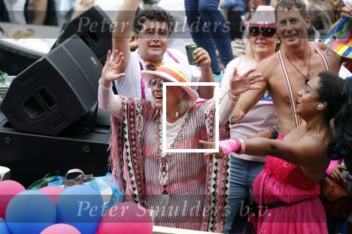 Amsterdam 3 augustus 2019
Gaypride in de grachten van Amsterdam.
Willeke Alberti