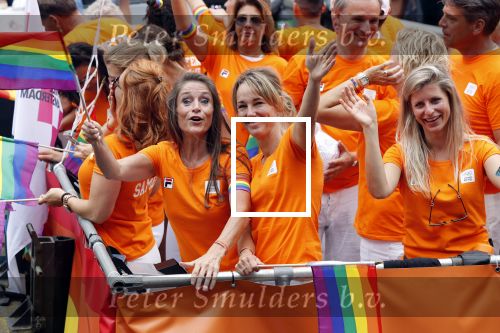 Amsterdam 3 augustus 2019
Gaypride in de grachten van Amsterdam.
Yvonne v Gennip en Marianne Timmer