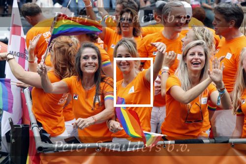 Amsterdam 3 augustus 2019
Gaypride in de grachten van Amsterdam.
Yvonne v Gennip en Marianne Timmer