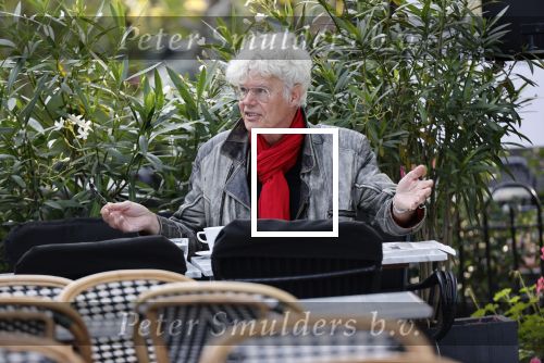 Laren 13 september 2020
Ad Visser op terras in Laren .