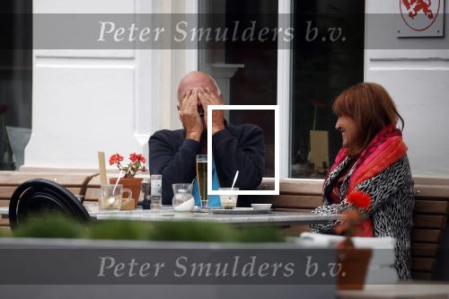 Amsterdam, 27 Augustus 2020 Alfred v d Heuvel met vriendin