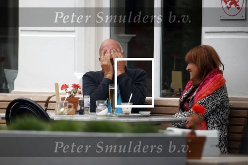 Amsterdam, 27 Augustus 2020 Alfred v d Heuvel met vriendin