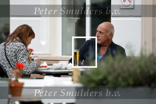 Amsterdam, 27 Augustus 2020 Alfred v d Heuvel met vriendin