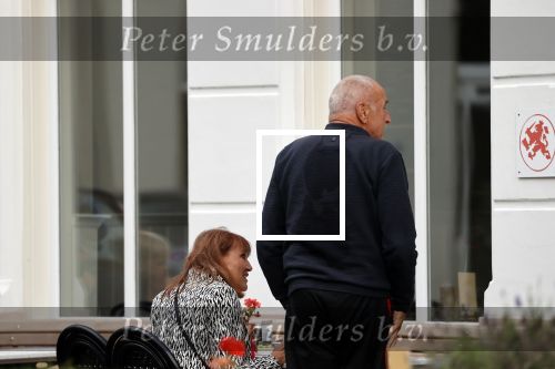 Amsterdam, 27 Augustus 2020 Alfred v d Heuvel met vriendin