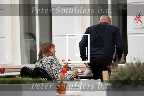Amsterdam, 27 Augustus 2020 Alfred v d Heuvel met vriendin
