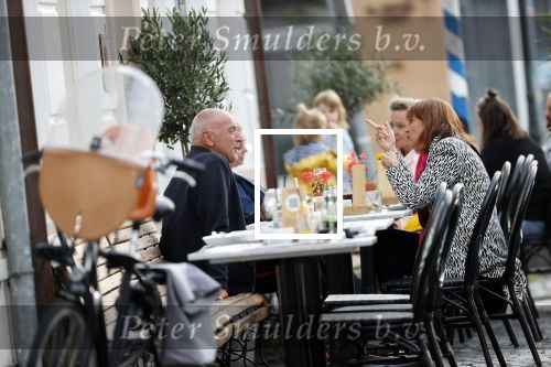 Amsterdam, 27 Augustus 2020 Alfred v d Heuvel met vriendin