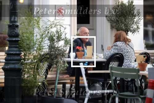 Amsterdam, 27 Augustus 2020 Alfred v d Heuvel met vriendin