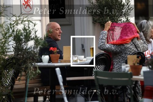 Amsterdam, 27 Augustus 2020 Alfred v d Heuvel met vriendin